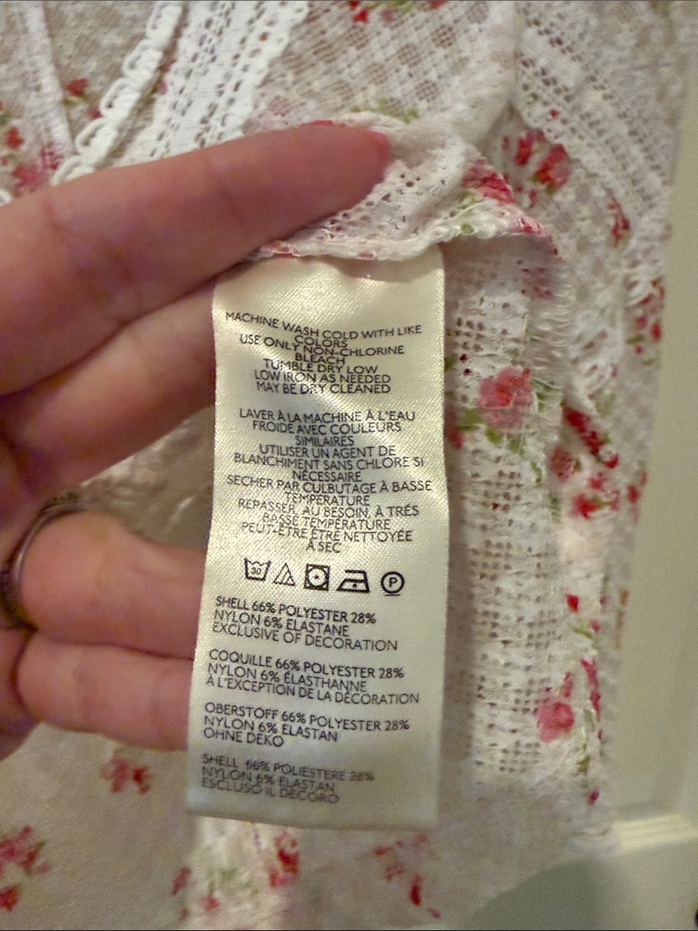 Free People Kika floral top, XS - Picture 6 of 8